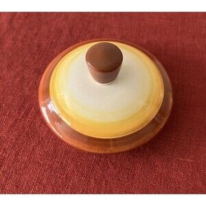 Vintage 1940s/`1950s Vernon Kilns Vernonware Homespun Sugar Bowl Replacement Lid